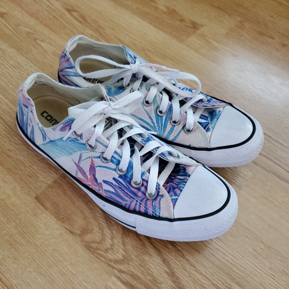 Converse Shoes - Converse Floral Shoes Size 8 Womens 6 Mens